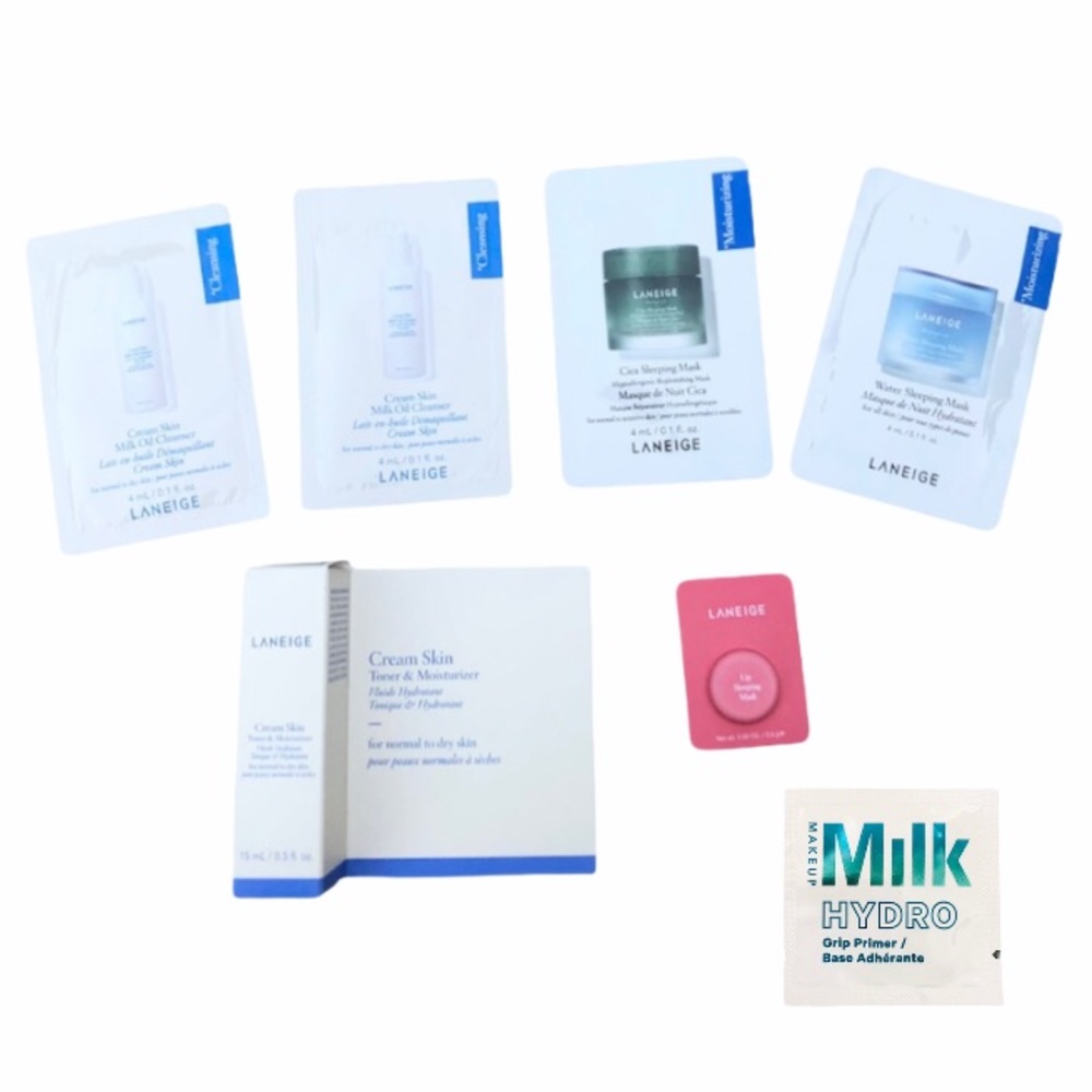 NWT Laneige Skin and Lip Care Samples